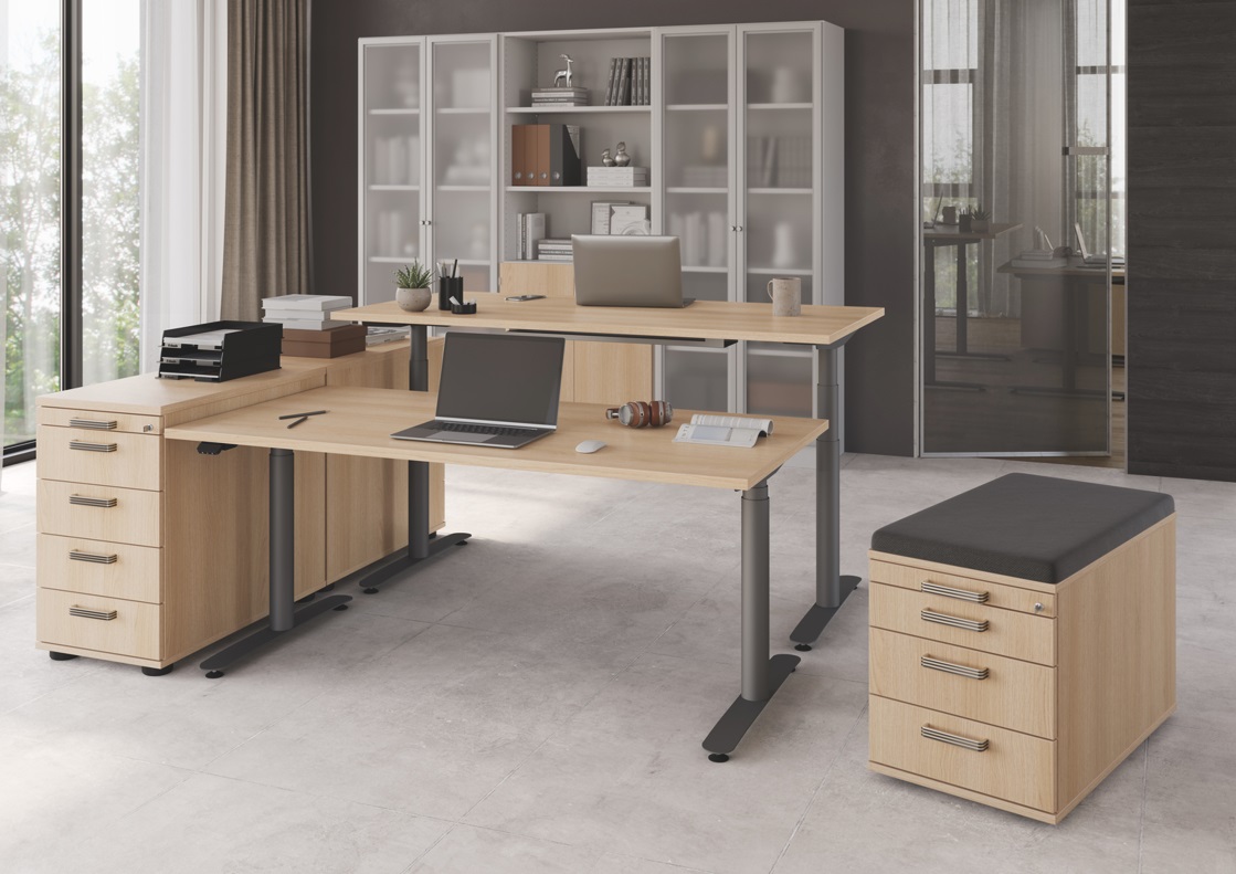 Aktenschrank Rhone mit Milchglastüren, 800 x 420 x 2004 mm, Rahmen silber, in diversen Farben