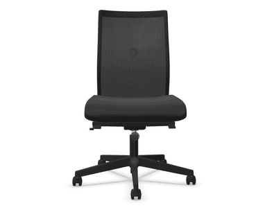 Chaise de bureau Synchron Intrata, dossier en résille, mécanisme synchrone, noir, réglable en hauteur