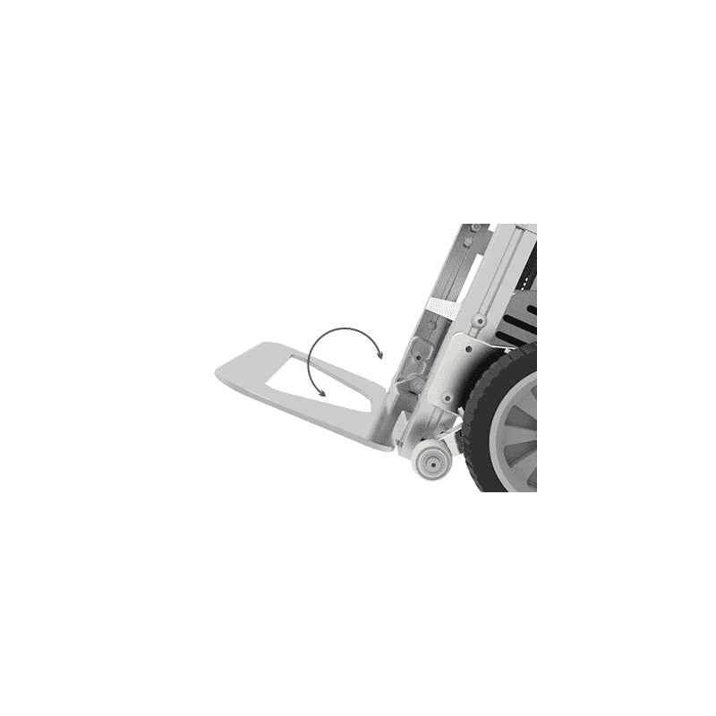 Treppensteiger mit Raupenantrieb und Bremse, Typ TS-105, elektrische Treppensackkarre, Tragkraft 105 kg
