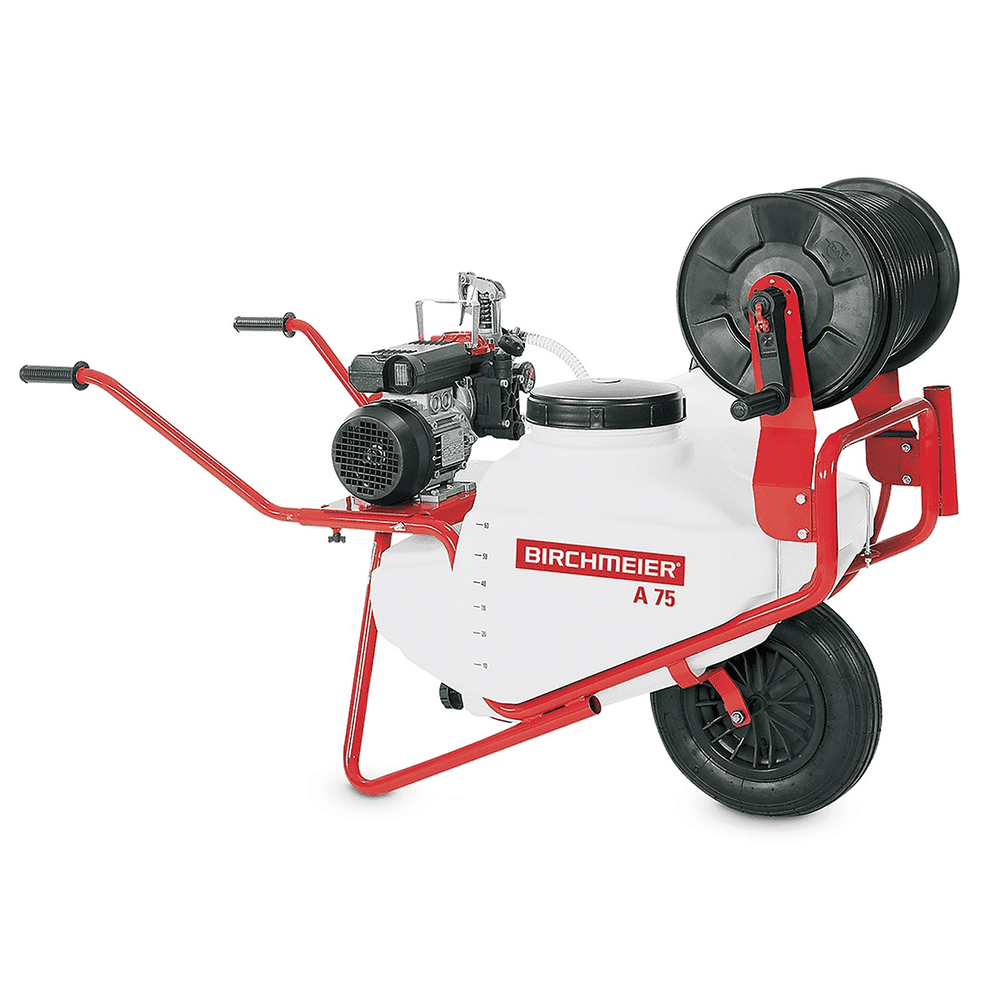 Birchmeier Schubkarren-Sprühgerät A AE1, mit Elektro-Motor 230 V (CH), wählbare Füllmenge