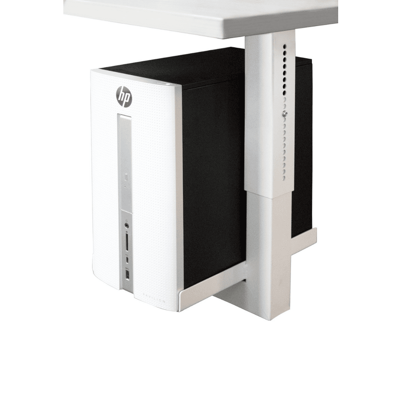 PC-Halter, höhenverstellbar, für Schreibtische in 3 Farben