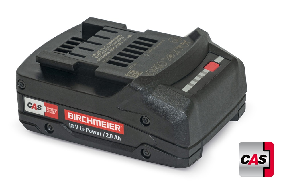 Birchmeier Li-Power / LiHD Akkupack 18 V zu CAS-Akkusystem, fünf Varianten