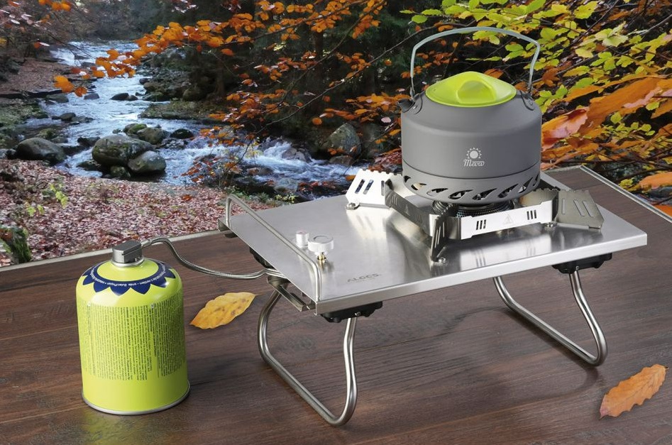 Tragbarer Campingkocher MOVE, 5 kW Leistung, Piezo-Zündung, stabil & kompakt