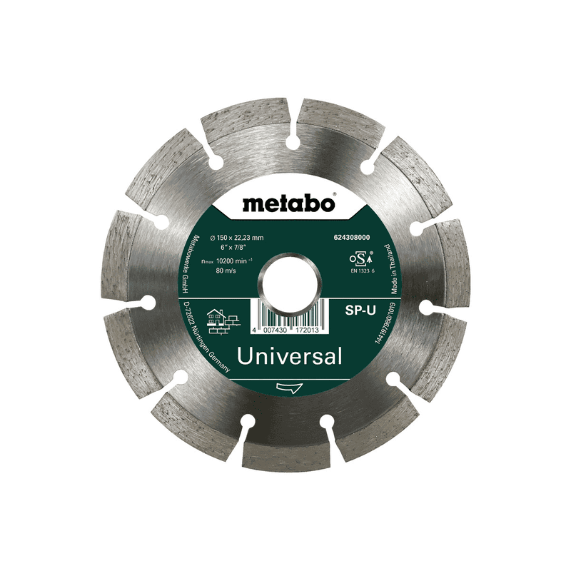 Metabo Diamanttrennscheibe "SP-U" Universal, 150 x 22,23 mm