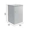 Modulare Mülltonnenbox ALEX®, diverse Farben, 800 x 880 x 1290 mm