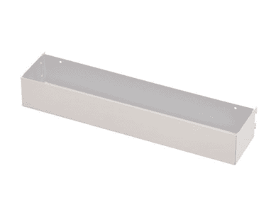 Bedrunka+Hirth Ablagebox für Lochwandaufbau, 500 x 90 x 85 mm