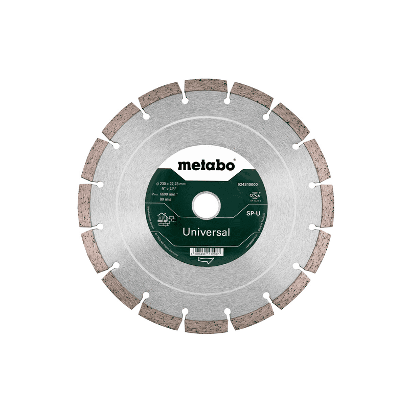 Metabo Diamanttrennscheibe "SP-U" Universal, 230 x 22,23 mm