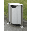 Poubelle moderne en acier inoxydable