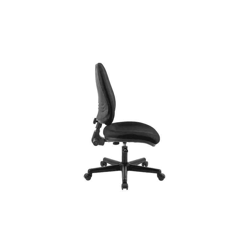 Chaise de bureau Arws PC10, mécanisme de contact permanent, sans accoudoirs, noir