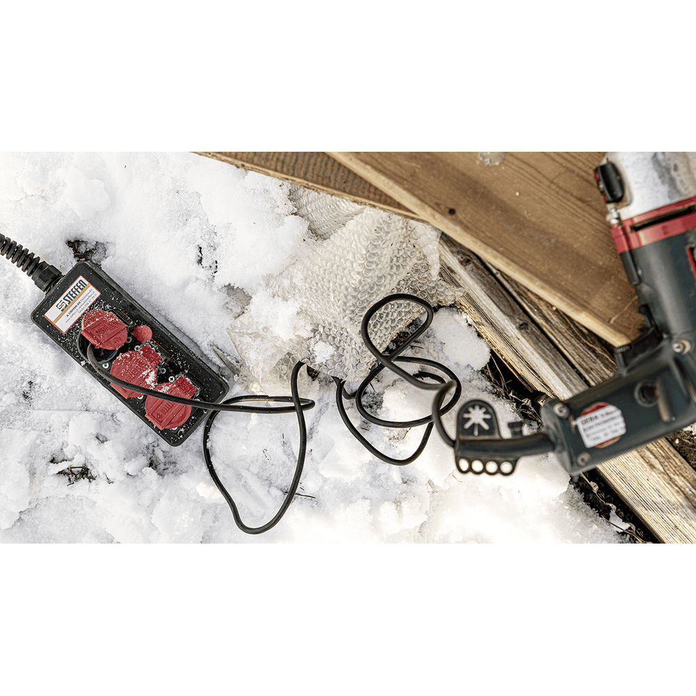 Steffen Multiprise PROFESSIONAL, prises de courant T25, 16 A, GdV 5 x 2.5mm², IP55, noir/rouge, différents versions