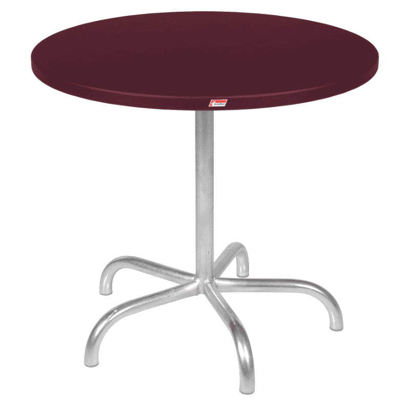 Schaffner table de jardin ronde Säntis, Ø 800 mm, en diverses couleurs