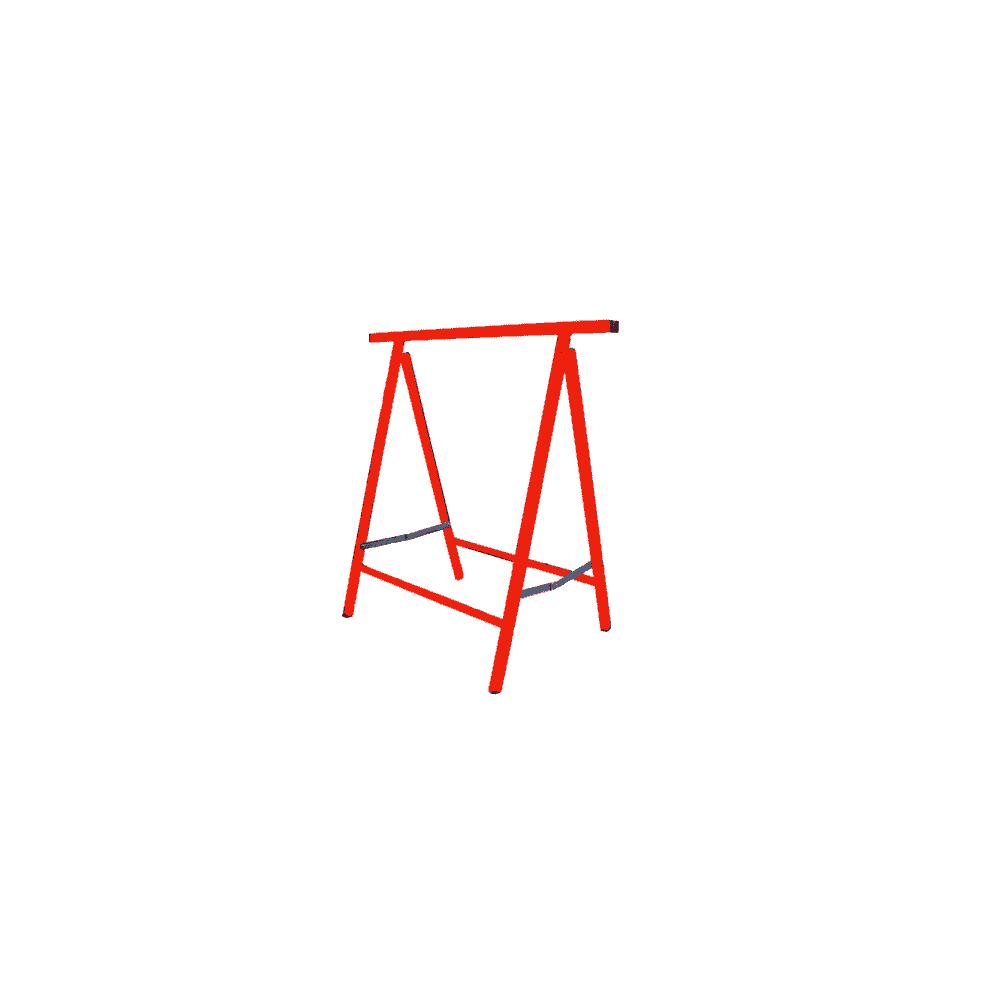 Arbeitsbock CLAP rot, Tragkraft 100 kg