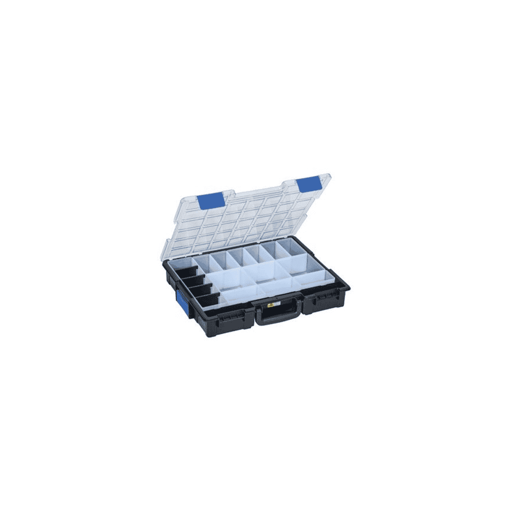 Bedrunka+Hirth Flex-Box-Kunststoff - 19 Fächer, 440 x 355 x 76 mm