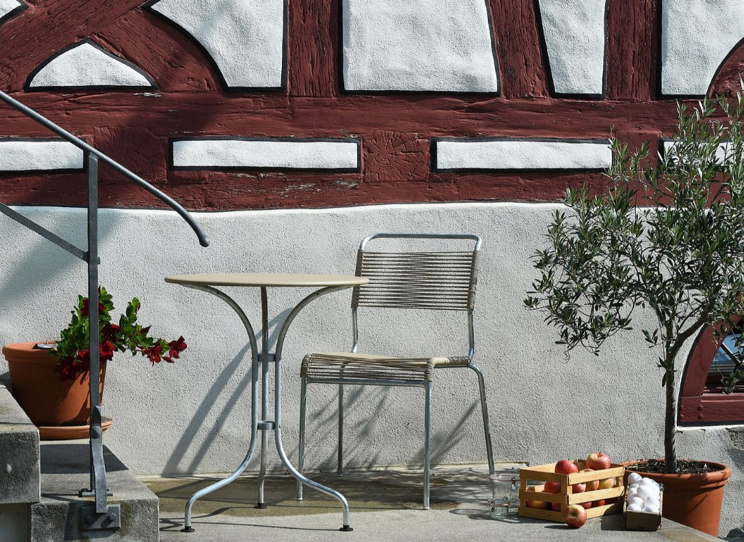 Schaffner Table de jardin en métal St.Moritz, en diverses exécutions