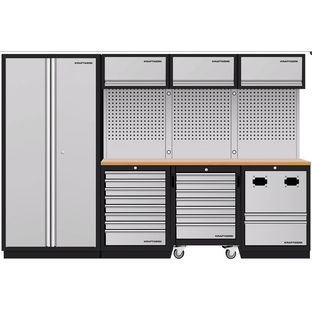 KRAFTWERK Aménagement d'atelier MOBILIO 4 éléments combinés, en différentes versions