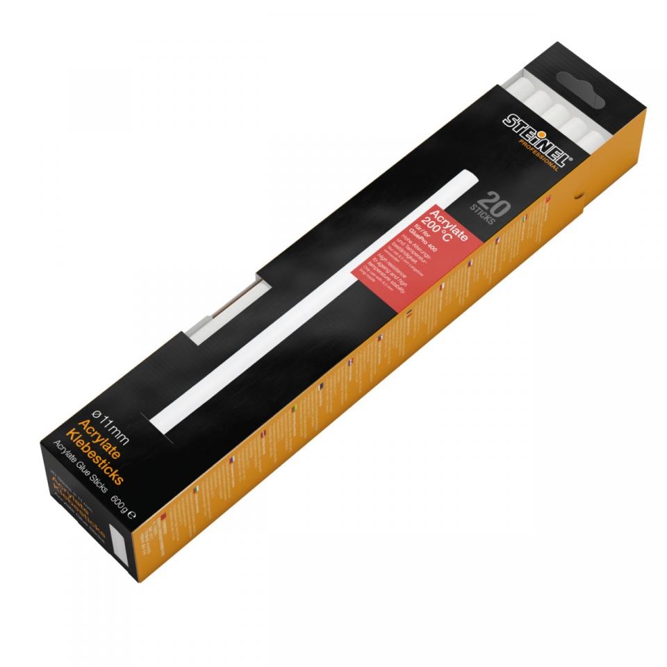 Bâtons de colle acrylique Ø 11 mm, 20 pièces