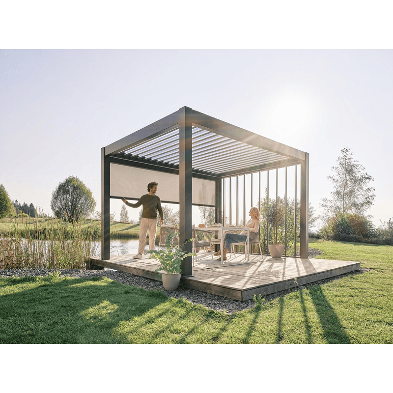 Biohort Sonnenschutzrollo elektrisch - Zubehör zu Pergola, in 3 Farben
