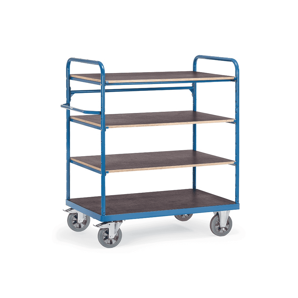 Fetra Etagenwagen, 1200 kg Tragkraft, 4 Etagen, 1583 mm hoch