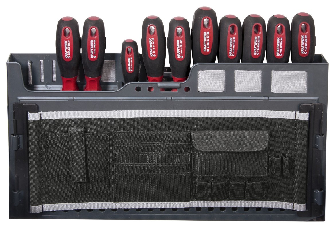 KRAFTWERK PRO LINE Werkzeugkoffer P500, für Service, 3/8", 154-teilig, inkl. Werkzeug