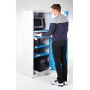 Armoire informatique en différentes versions | protection du matériel informatique contre la poussière et les dommages | mobile ou fixe