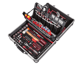 KRAFTWERK PRO LINE Service-Werkzeugkoffer P500, PB+HT, 154-teilig