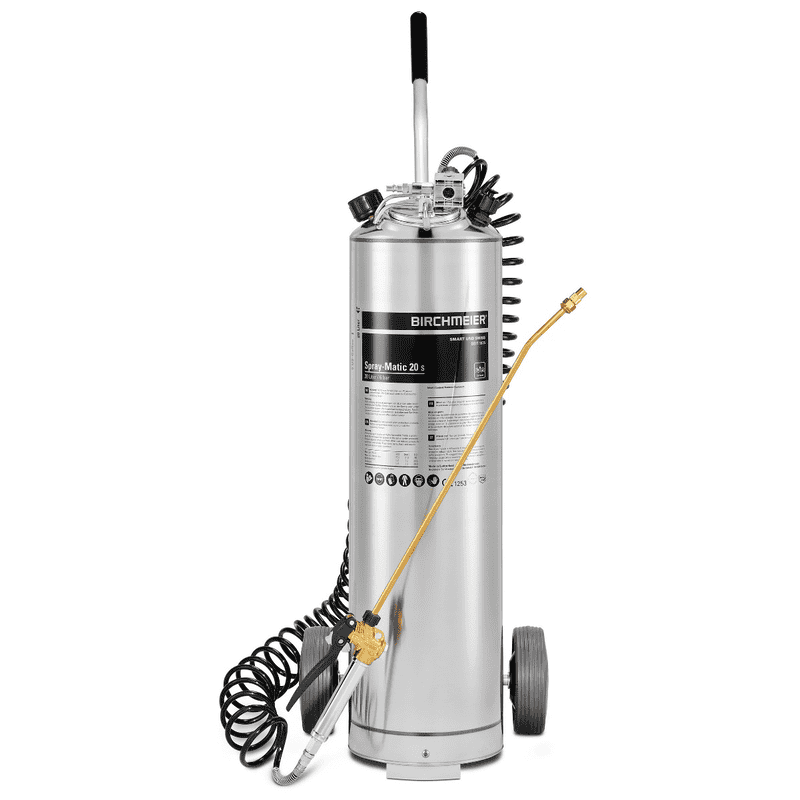 Birchmeier Pulvérisateur à pression Spray-Matic 20 S, pour les professionnels du bâtiment, avec chariot, capacité 20 l