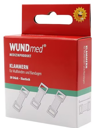 Agrafes pour pansements, WUNDmed, 05-022, 15 x 35 mm, 20 pièces