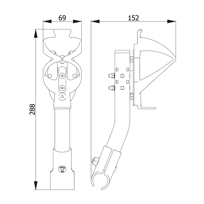 Support pour bouteilles - Accessoires pour chariots de transport, chariots préparateurs etc.