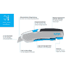 Martor Sicherheitsmesser SECUPRO 625, aus Aluminium