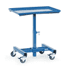 Fetra Materialständer, höhenverstellbar, brilliantblau RAL 5007, LxB 605 x 405 mm