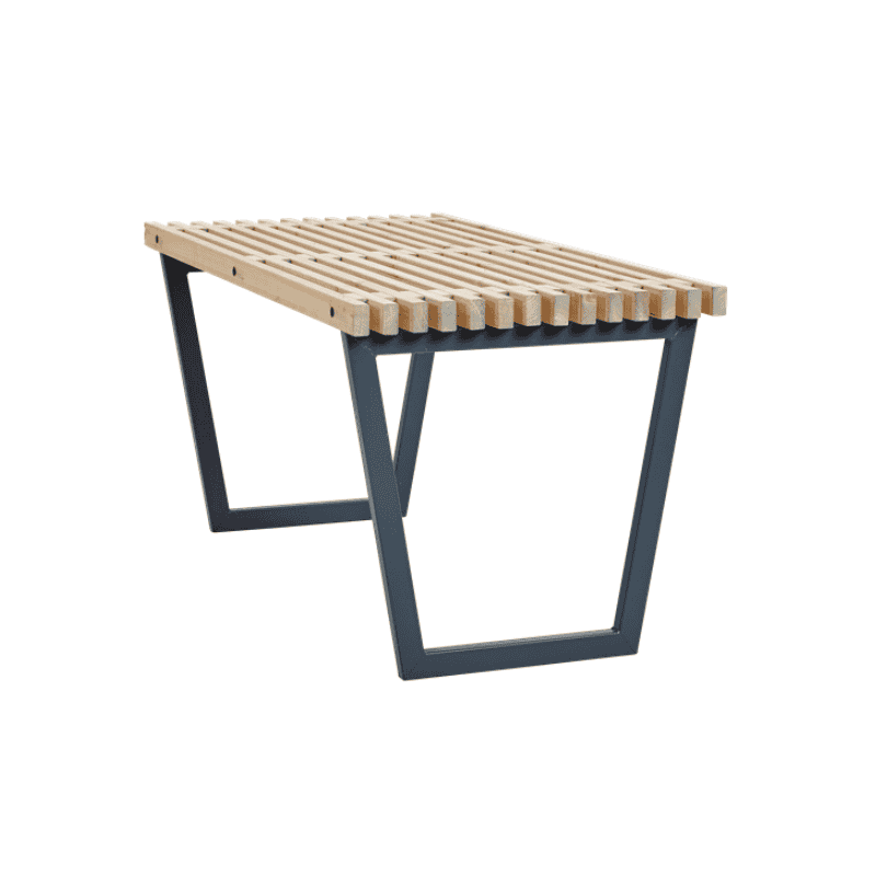 Siesta-table de jardin, bois flottant coleur, 1380 mm