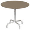 Schaffner Table d'appoint RIGI, Ø 600 mm, en diverses couleurs