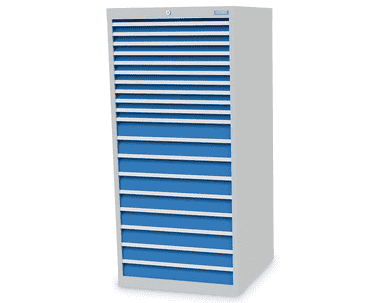 Bedrunka+Hirth Schubladenschrank, Tiefe 736 mm, R 24-24, Schubladenanzahl 19
