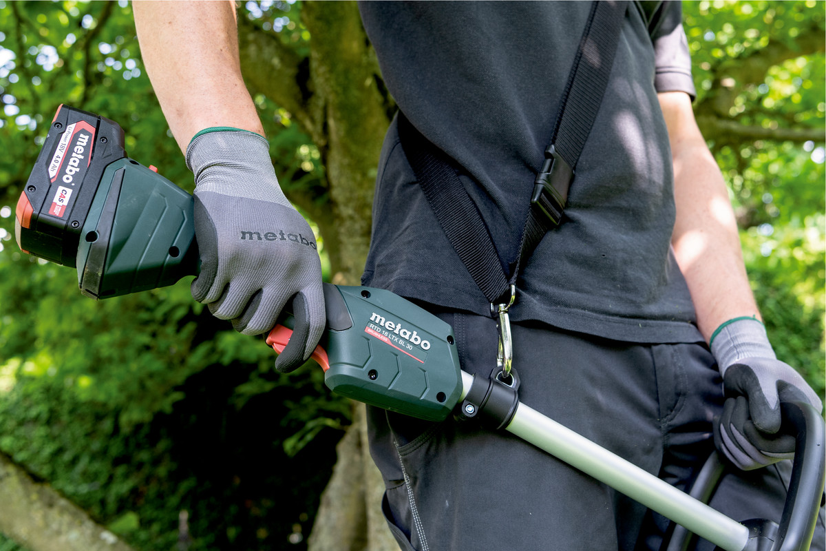 Metabo Akku-Rasentrimmer RTD 18 LTX BL 30, 18 V ohne Akku, mit Rundgriff