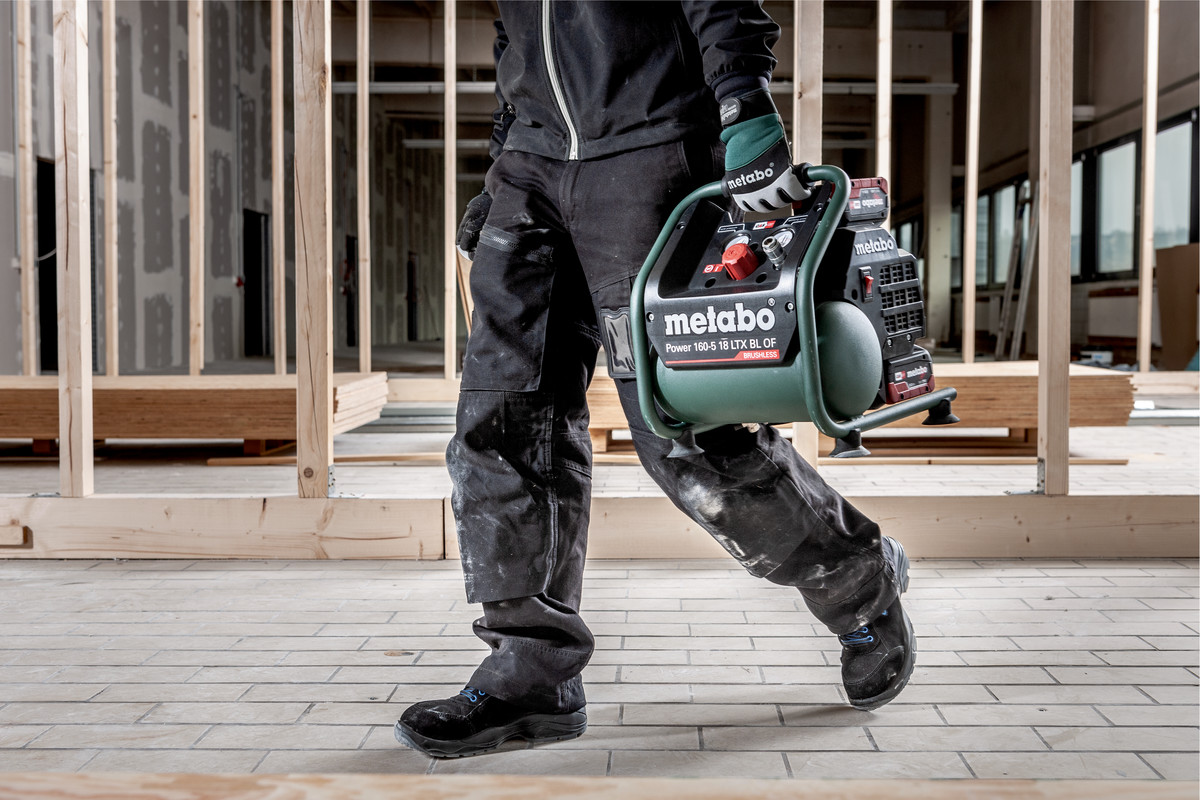 Metabo Akku-Kompressor Power 160-5 18 LTX BL OF, 18 V ohne Akku
