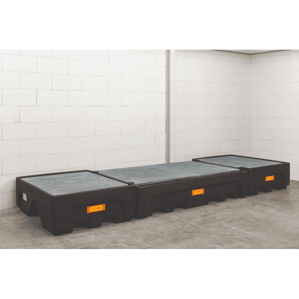 Bac d'extension IBC 500/1-PE pour bac de vidange IBC, différentes versions