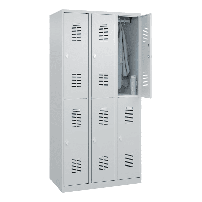 C+P Vestiaire Basis Plus à deux étages, h x l x p 1850 x 900 x 500 mm, en diverses versions