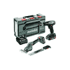 Metabo Combo Set 2.2.5, 18 V Akku-Maschinen im Set mit 2x Li-Power Akkus 2.0 Ah