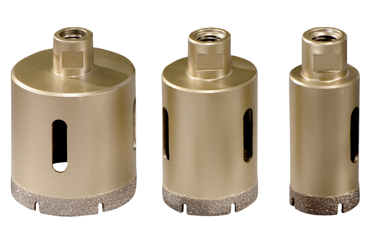 Metabo Fliesen-Diamantbohrkronen-Set "Dry" M 14, Ø 35 - 68 mm, 3-teilig