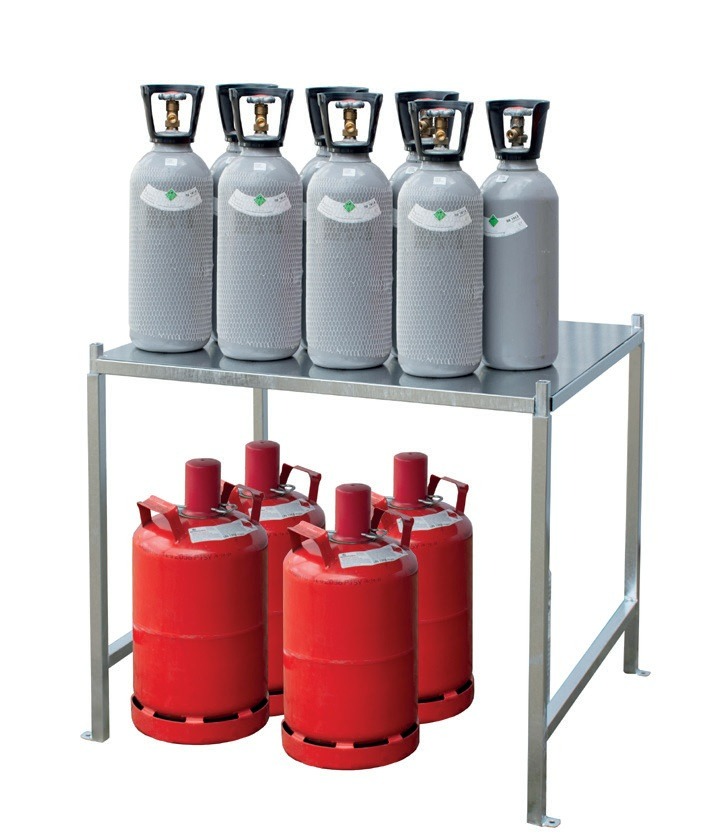 Support pour bouteilles de gaz GFG-2 pour conteneur à bouteilles de gaz GFC-M, jusqu'à 11 kg