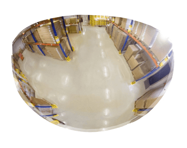 Kuppelspiegel 180°, Beobachtungsabstand 15 - 20 m, 840 x 430 x 449 mm