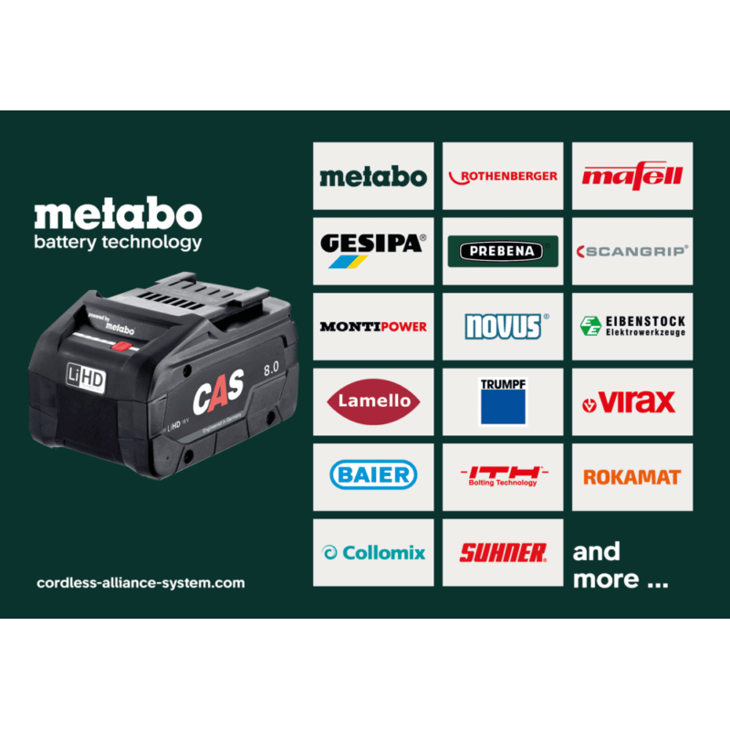 Metabo Akku-Bohrschrauber BS 18 L BL Q, 18 V, mit 2 x 2.0 Ah Li-POWER Akkus, Ladegerät SC 36 und metaBOX 145