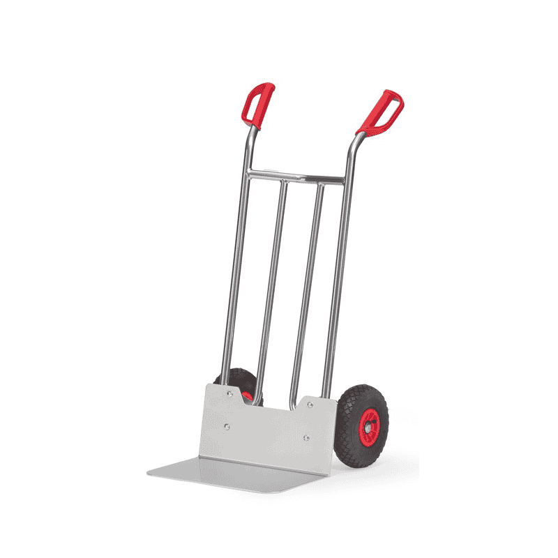 Fetra Alu-Sackkarre 150 kg Tragkraft, Höhe 1150 mm, extra breite Schaufel