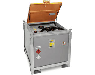 CEMO Baustellentank DT Mobil PRO hybrid 980 l Basic, „APready“, 18 V, 60 l/min, 4 m Schlauch