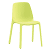 Chaise visiteur Interstuhl Mono en polypropylène, empilable, couleur jaune moutarde, capacité de charge 120 kg