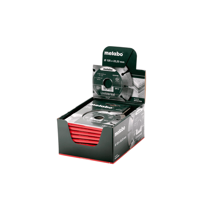 Metabo Meule de tronçonnage diamantée "SP-U" universelle, 125 x 22,23 mm