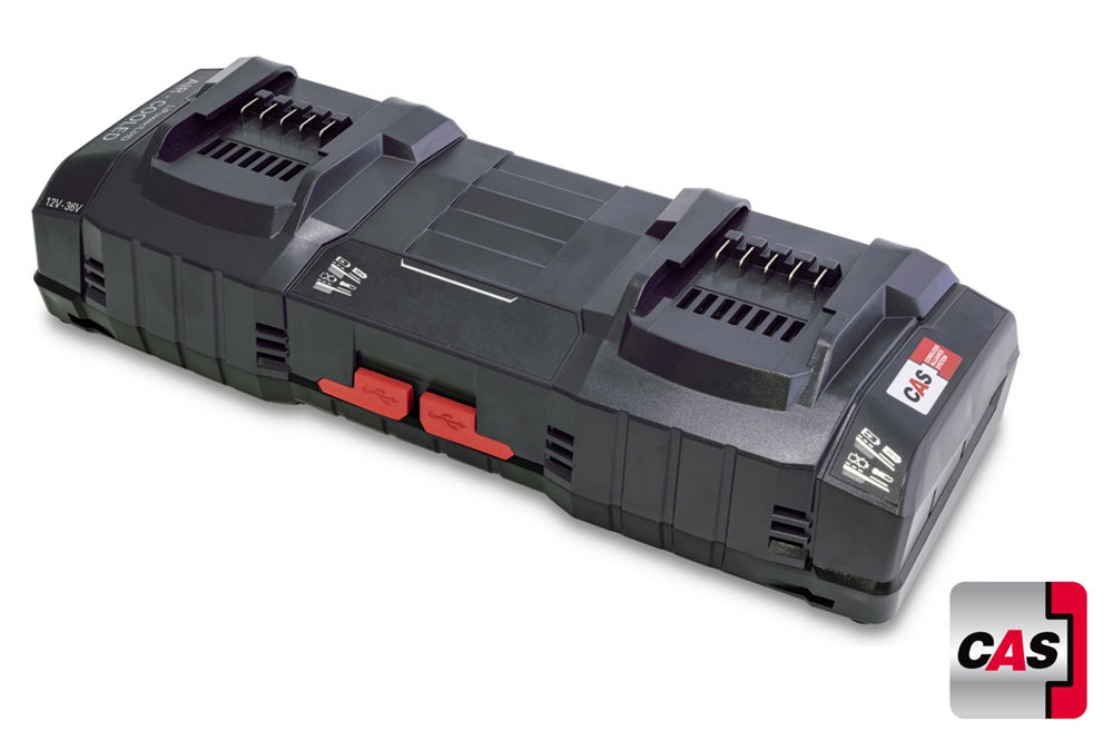 Birchmeier Doppel-Schnellladegerät ASC 145 DUO "AIR COOLED", 12-36 V