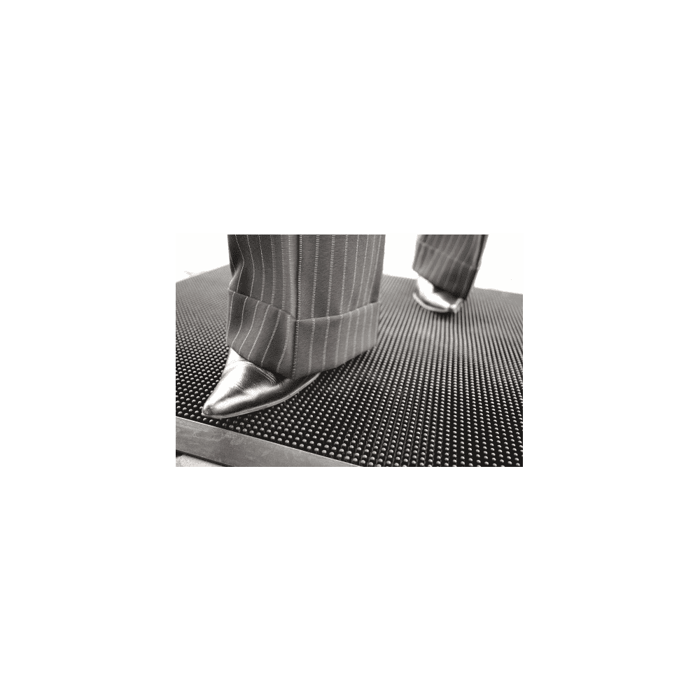 Meva tapis en caoutchouc - Fingertip, en caoutchouc, noir, en deux tailles