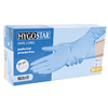 Gants jetables en nitrile Hygostar Safe Long, 100 pièces, bleus