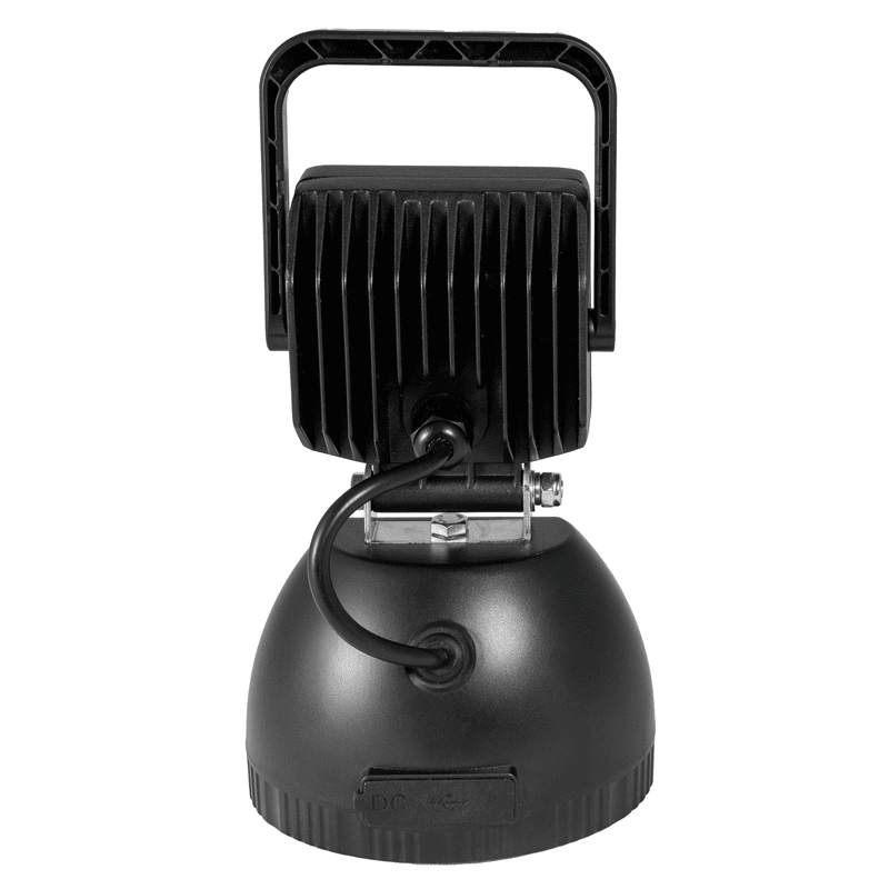 Steffen Akku-Arbeitsleuchte LED 16 W, 1300 lm, 4000K, IP65, 3-stufig, schwarz